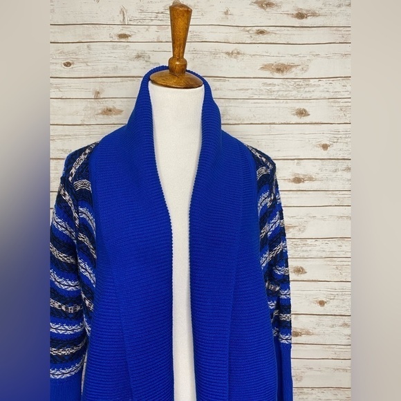 Yigal Azrouel Fair Isle open cardigan sweater - Picture 2 of 7